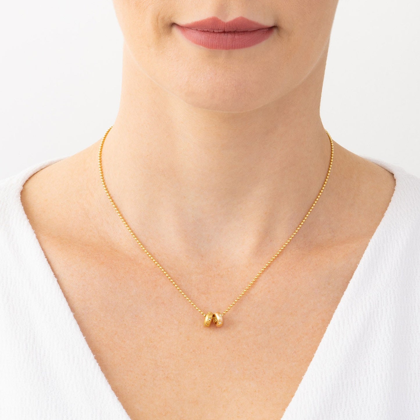 Colar H Stern com diamantes em ouro