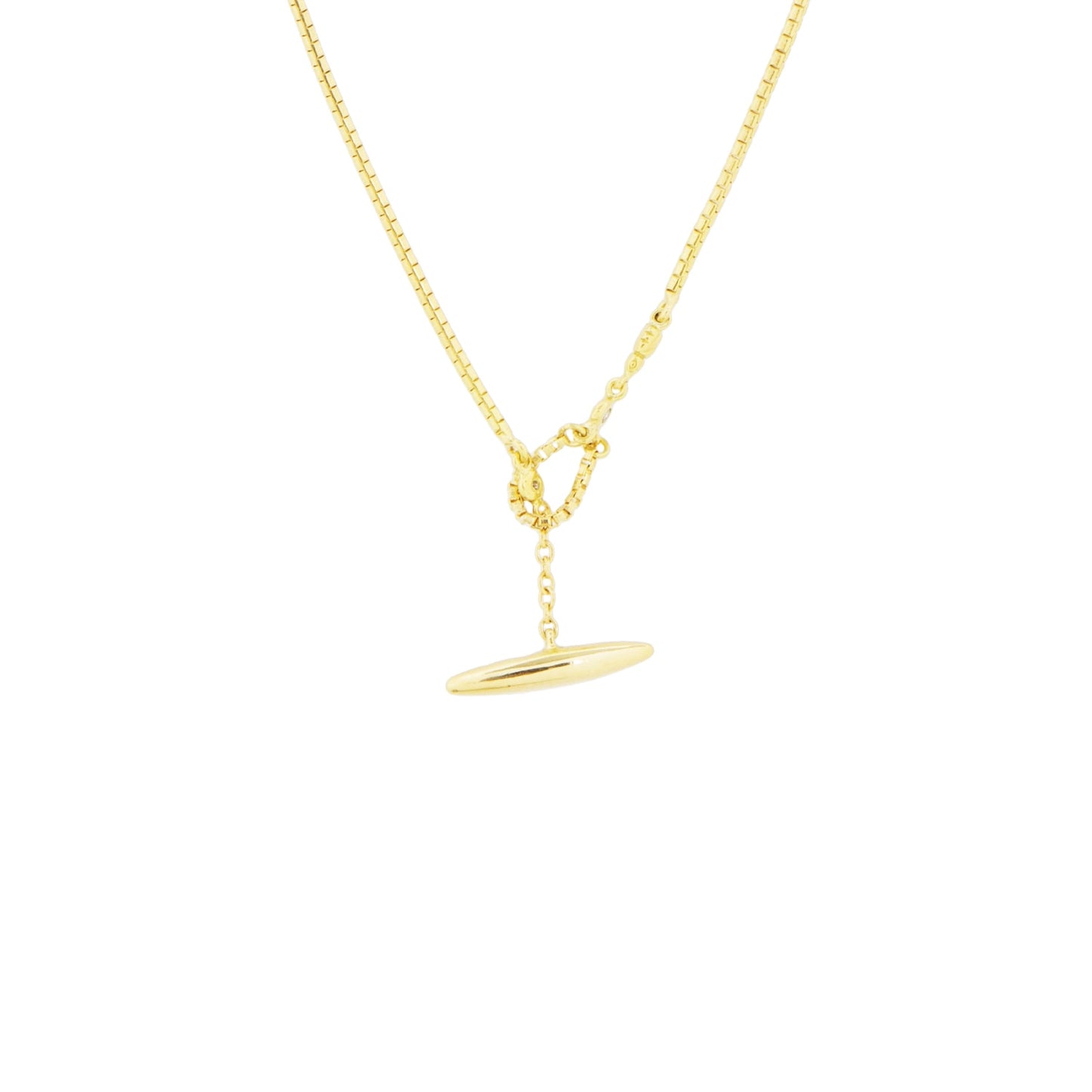 Colar gravatinha H.stern com turmalinas e diamantes em ouro