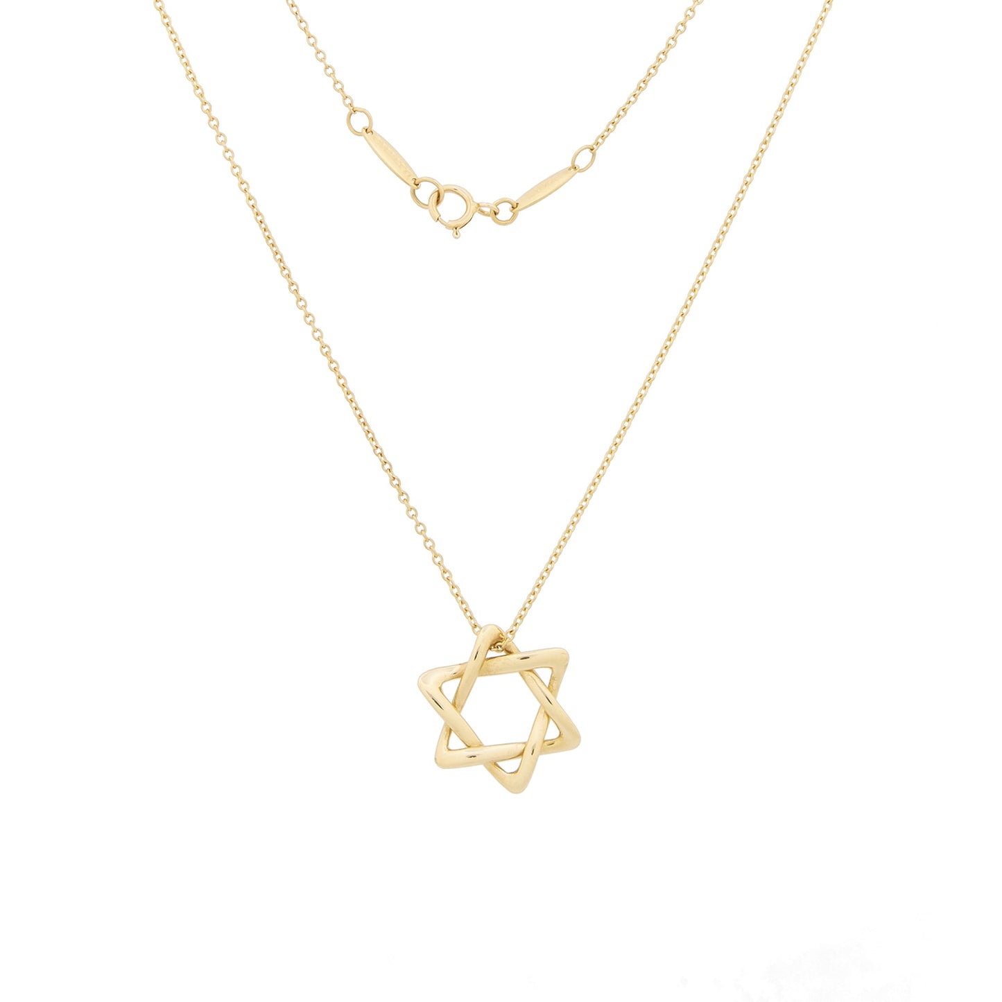 Colar Estrela de Davi Tiffany & Co Elsa Peretti em ouro
