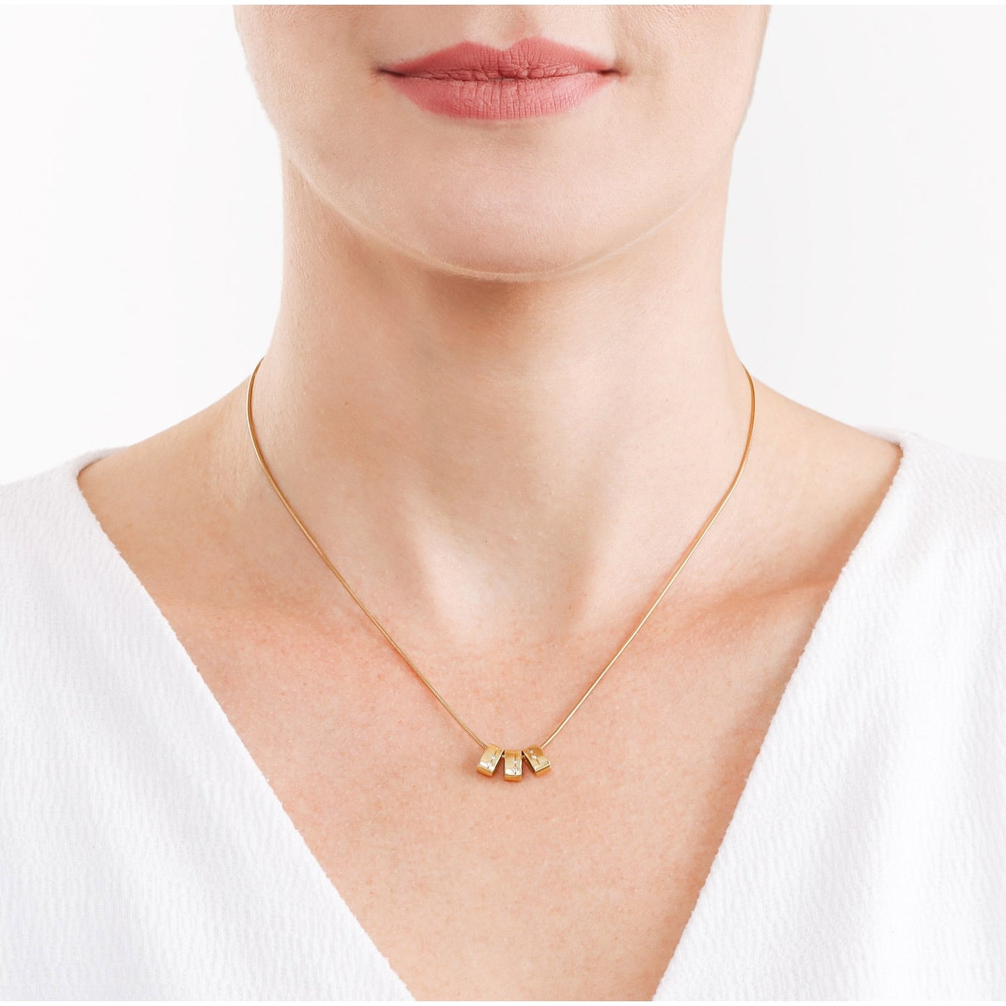 Colar berloque H.Stern com diamantes em ouro