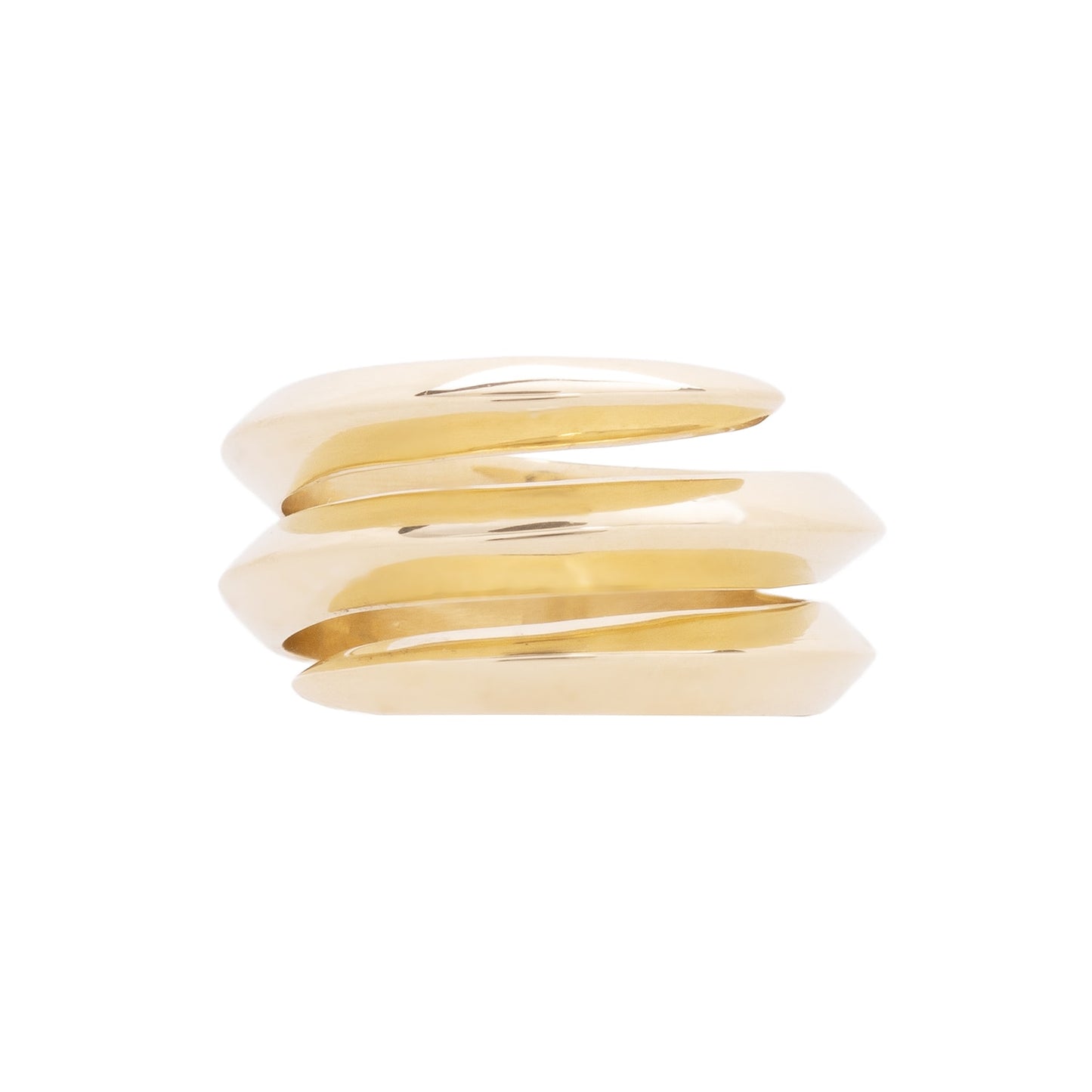 Anel H.Stern espiral em ouro