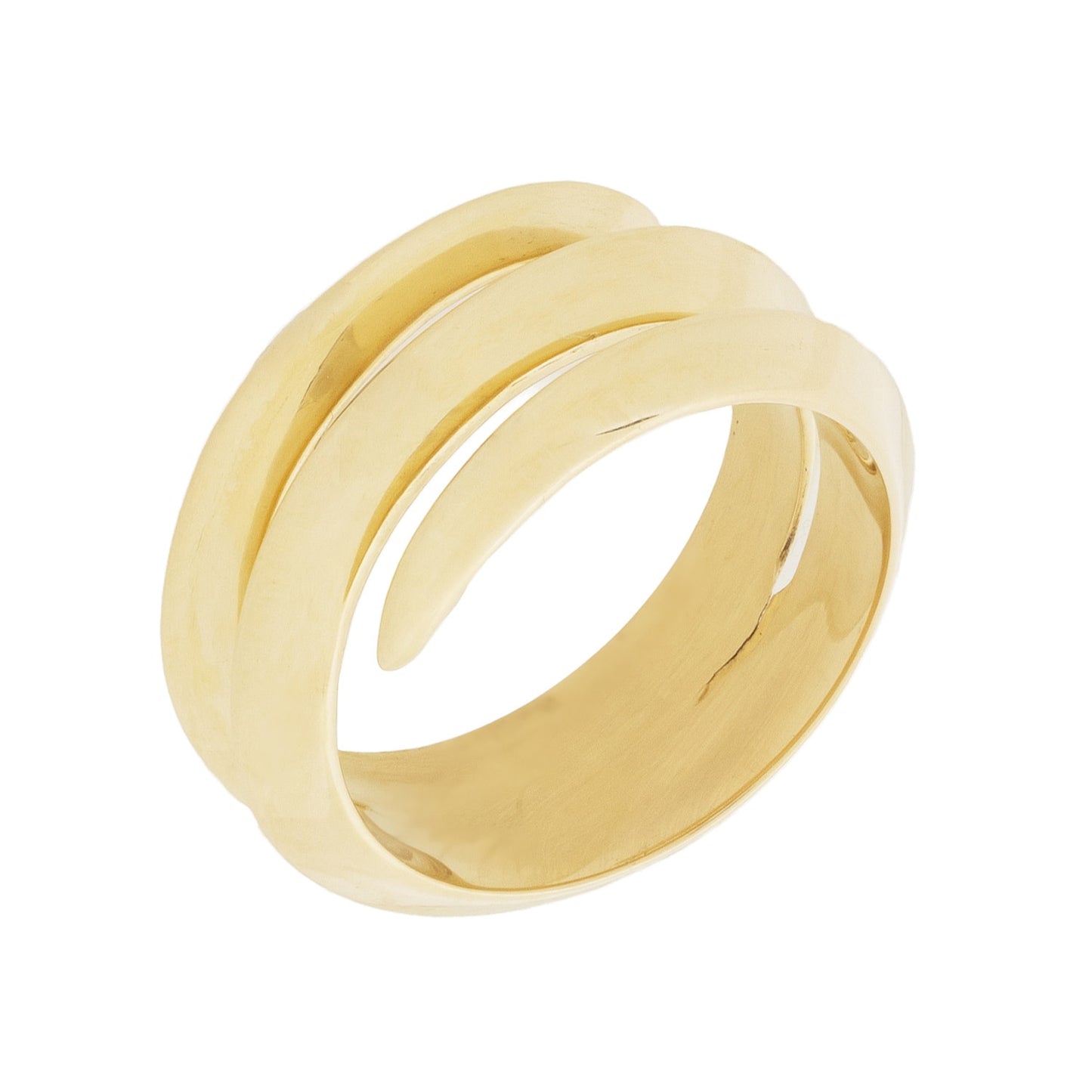Anel H.Stern espiral em ouro