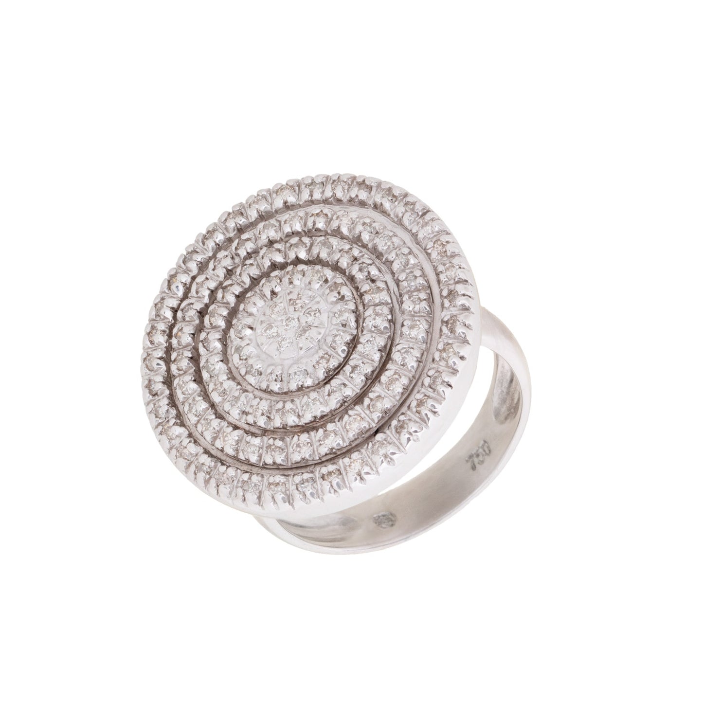 Anel design com 0,50 ct de diamantes em ouro