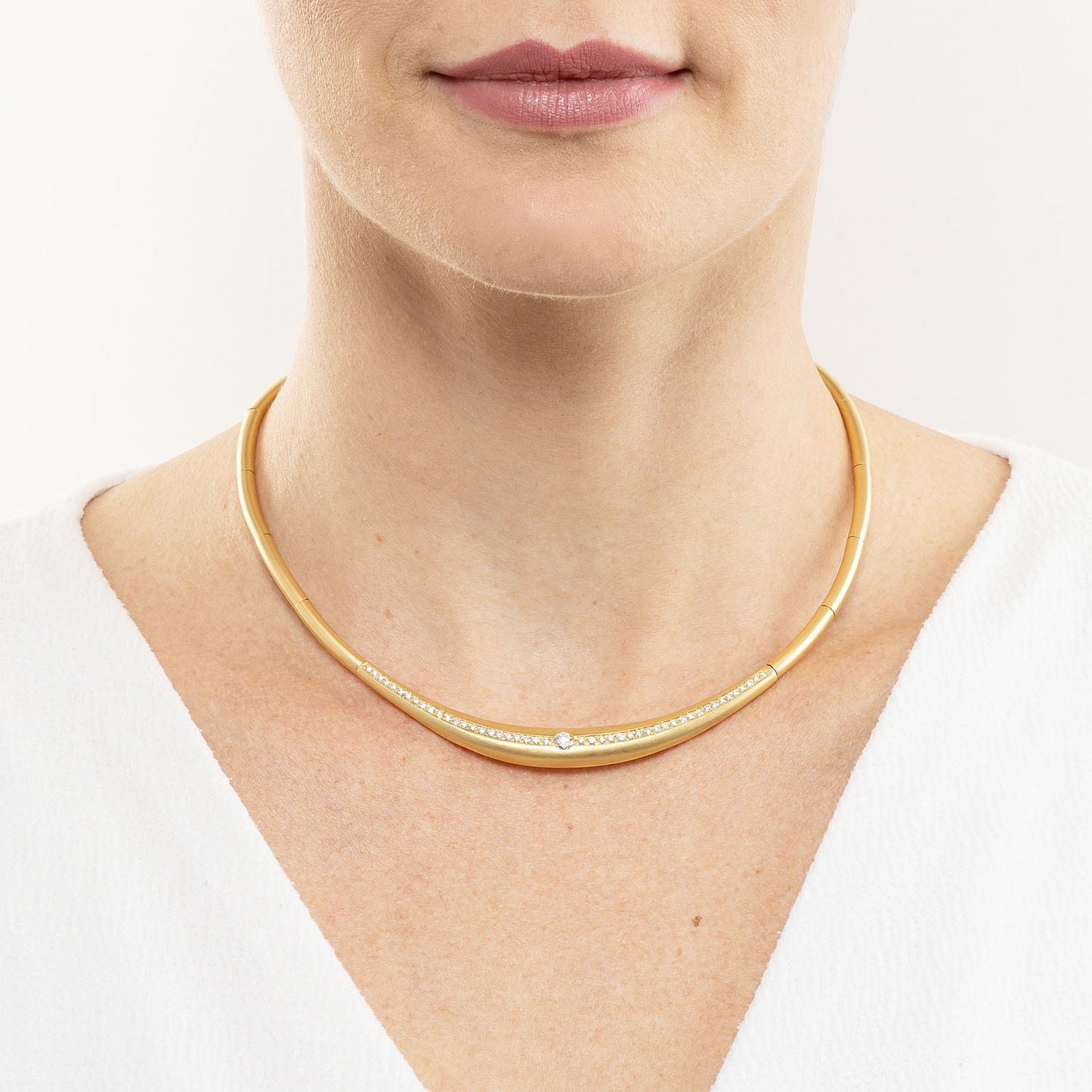 Colar choker H.Stern com 1,58 ct de diamantes em ouro