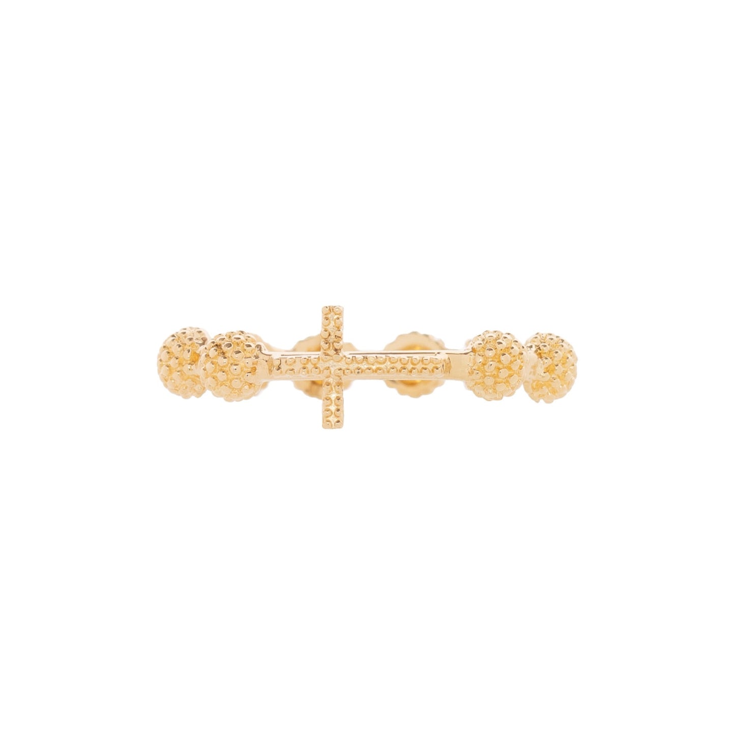 Anel design cruz em ouro