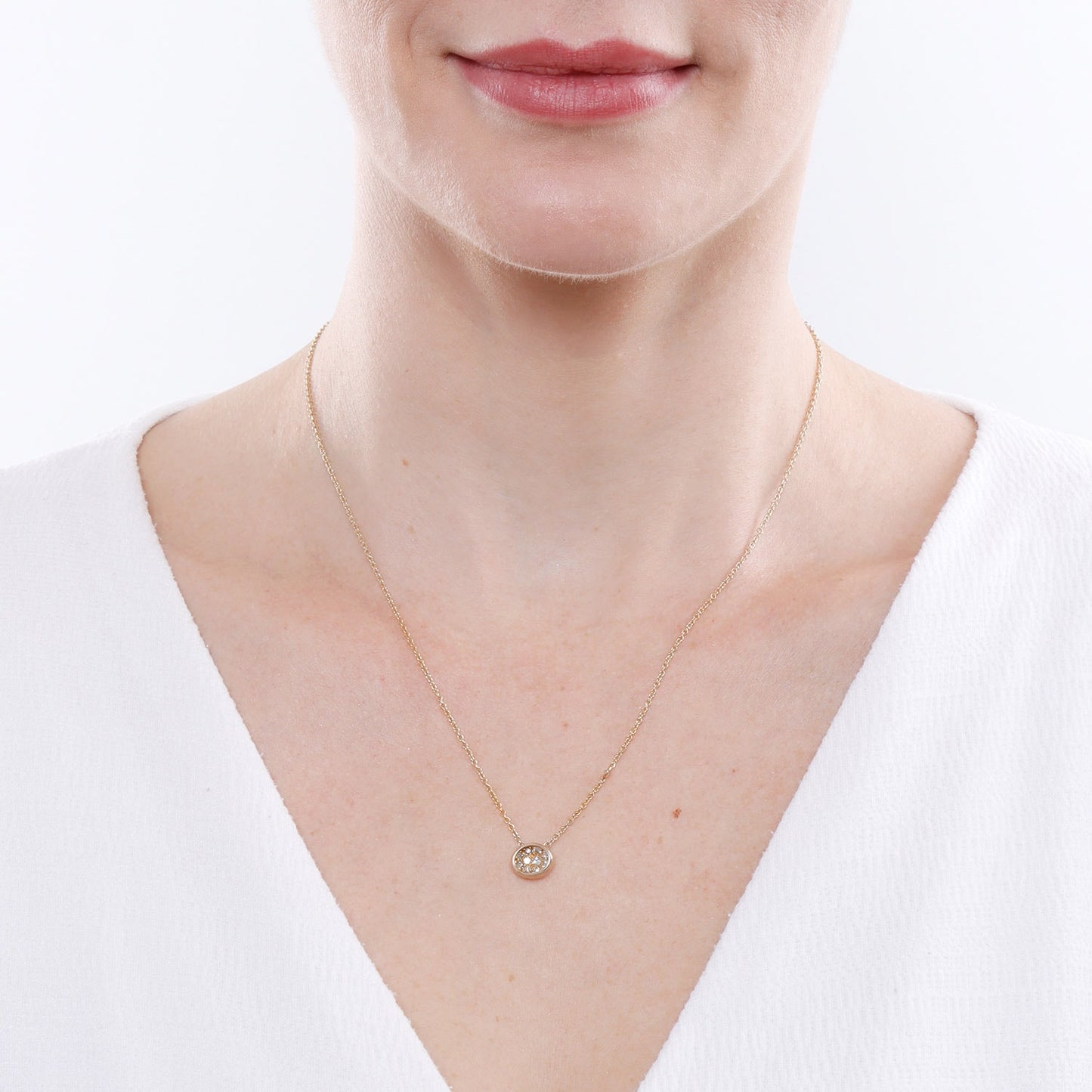 Colar H.Stern com 0,33 ct de diamantes em ouro
