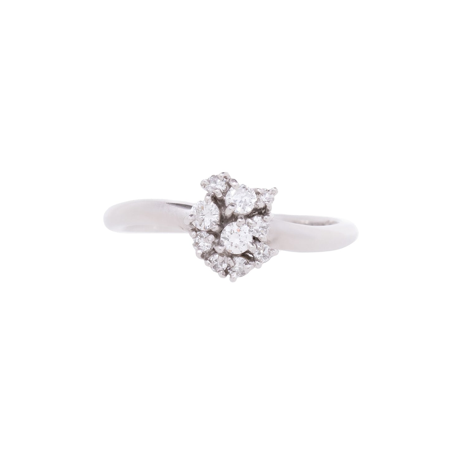 Anel design com 0,31 ct de diamantes em ouro
