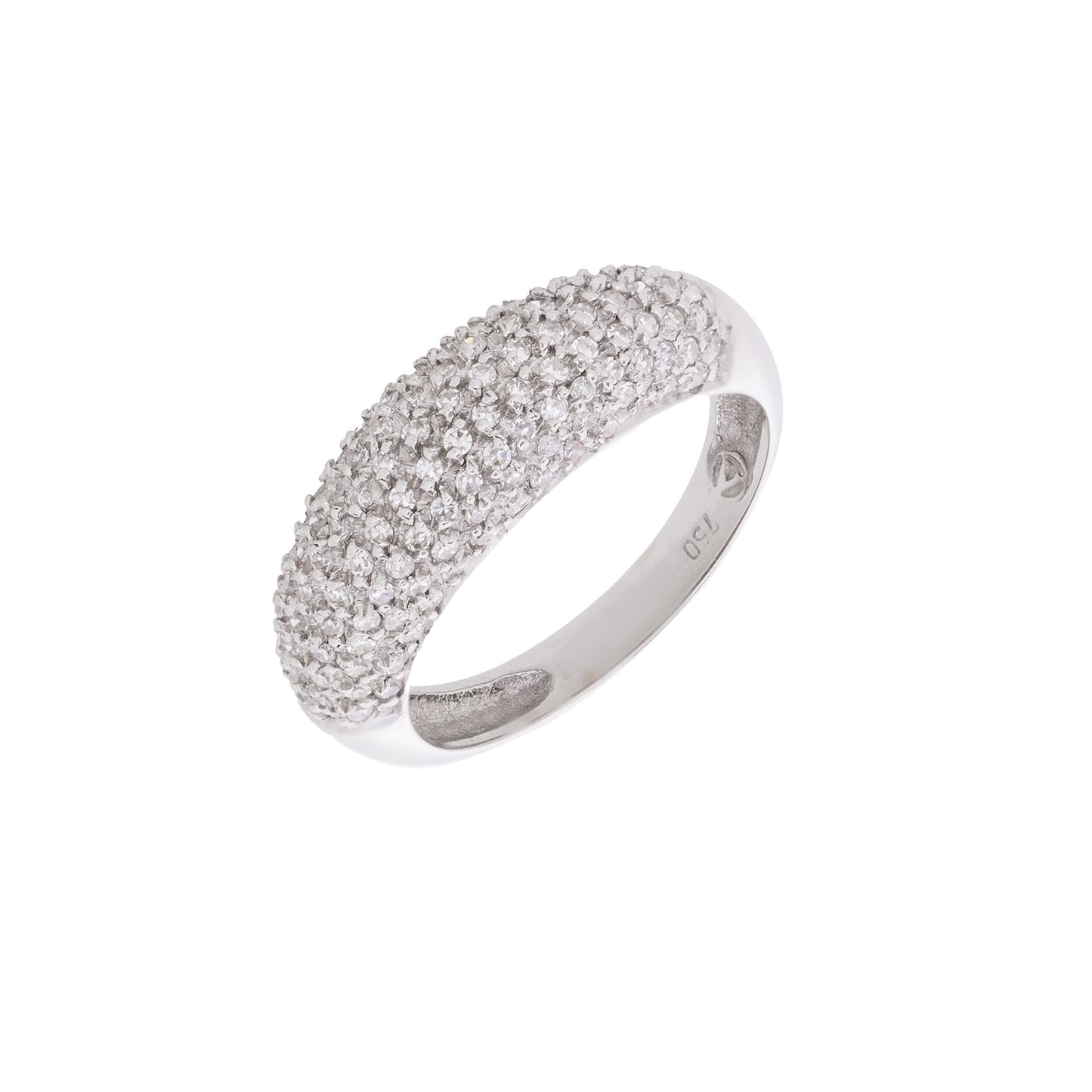 Anel pavê Vivara Lumiere com 0,57 ct de diamantes em ouro