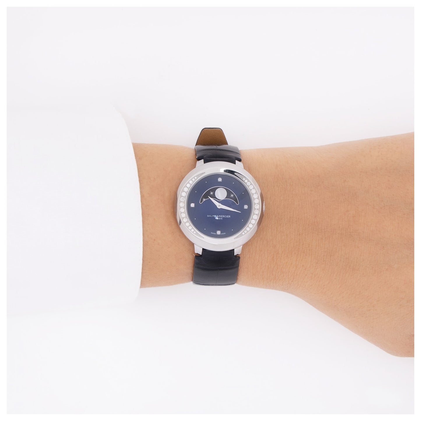 Relógio Baume & Mercier Promesse fase lunar