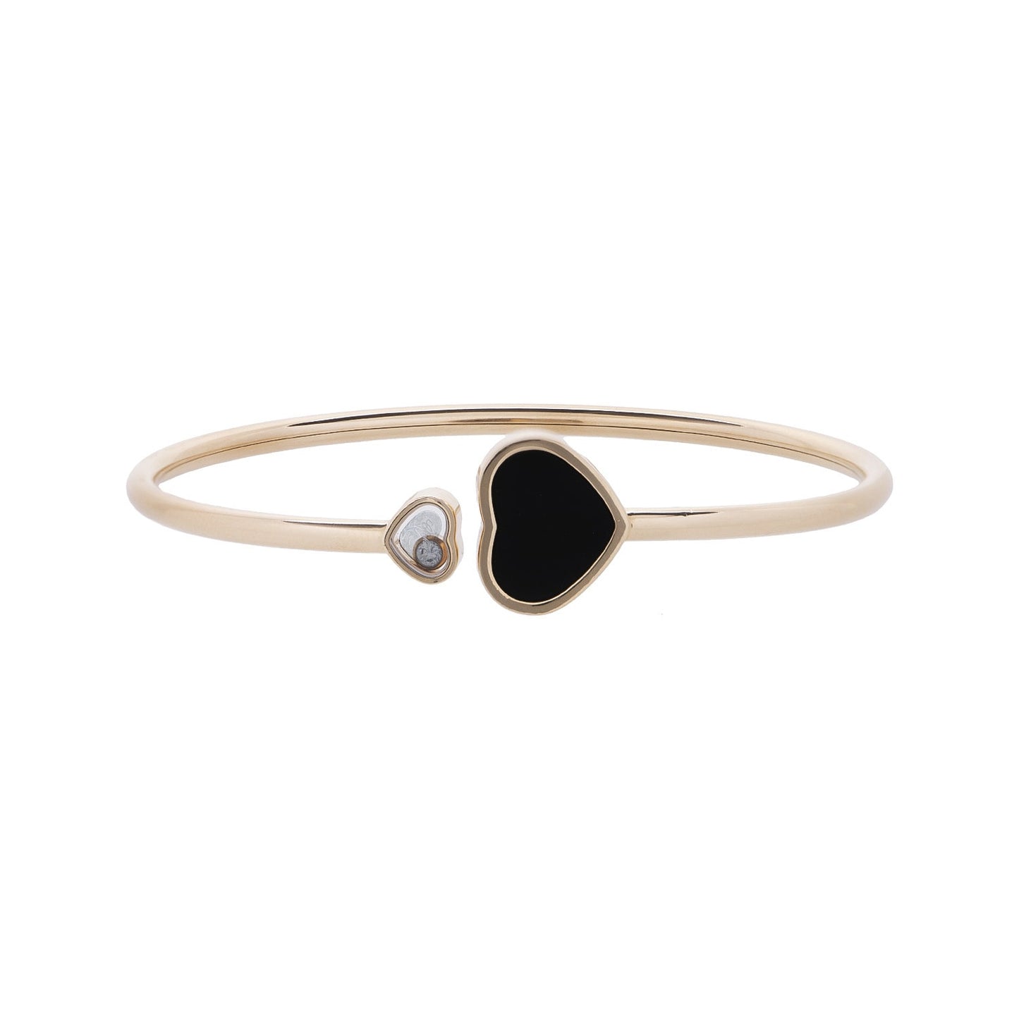 Bracelete Chopard com ônix e diamante em ouro