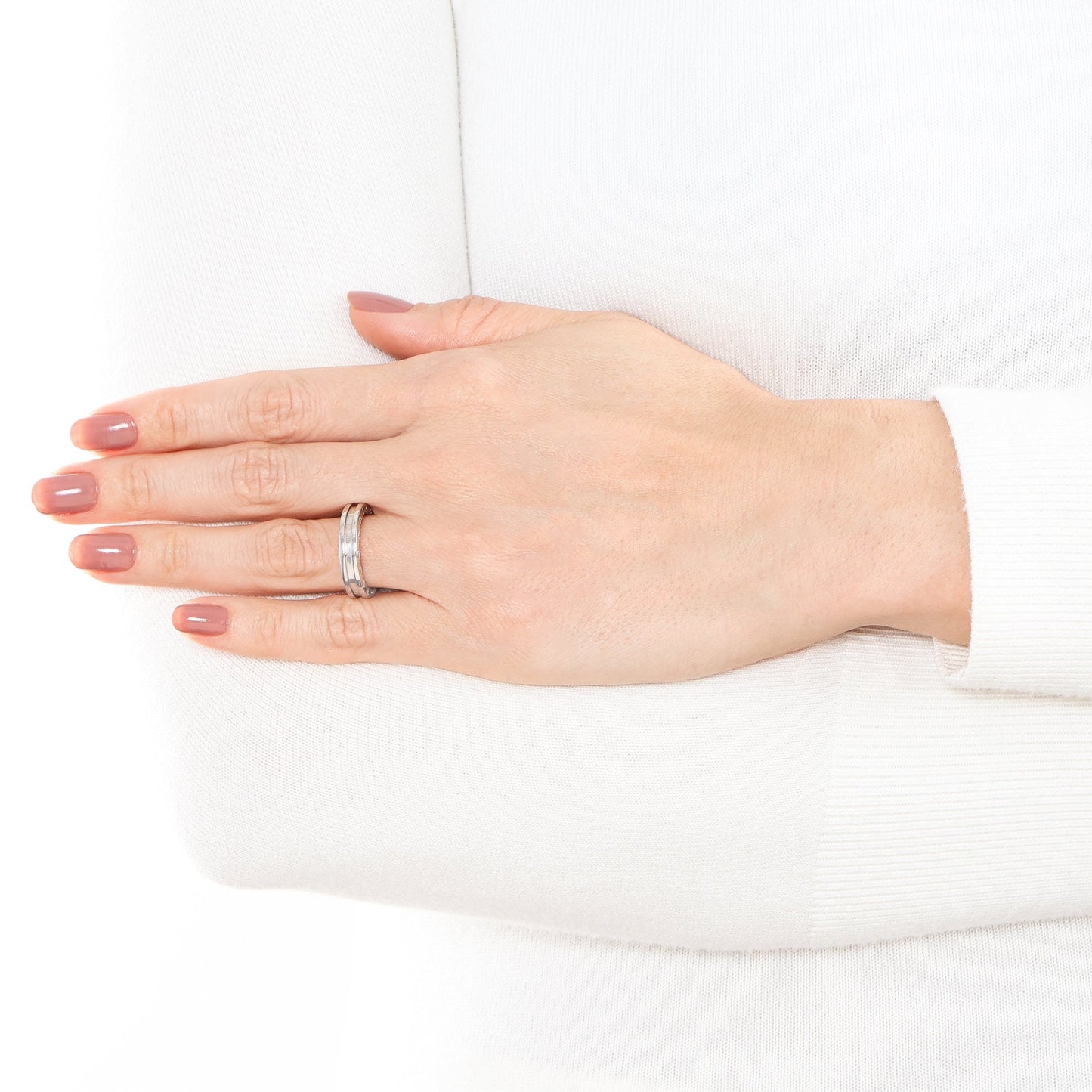 Anel Bvlgari B.zero1 em ouro branco