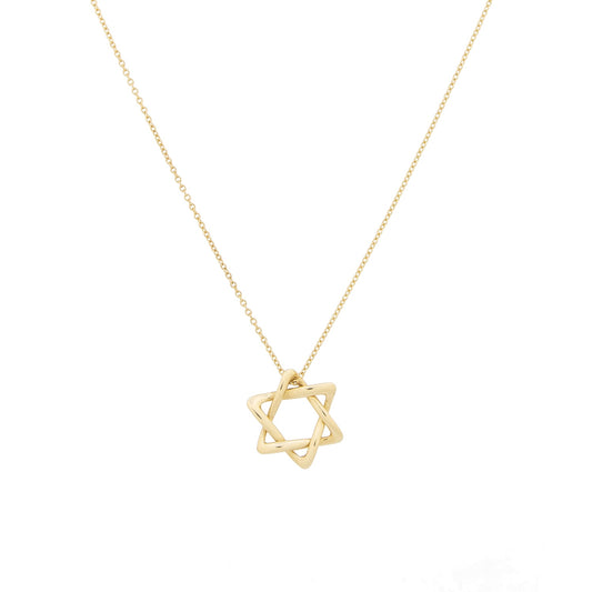 Colar Estrela de Davi Tiffany & Co Elsa Peretti em ouro
