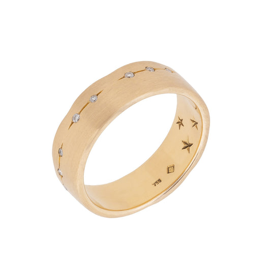 Aliança H.Stern coleção Code 0,15 ct de diamantes em ouro