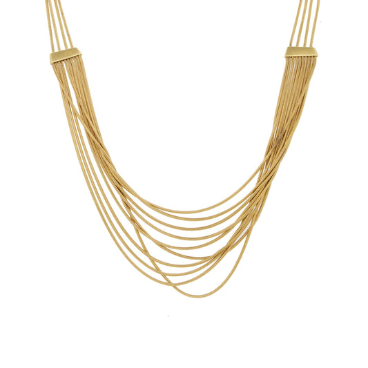 Colar curto 10 fios H.Stern em ouro