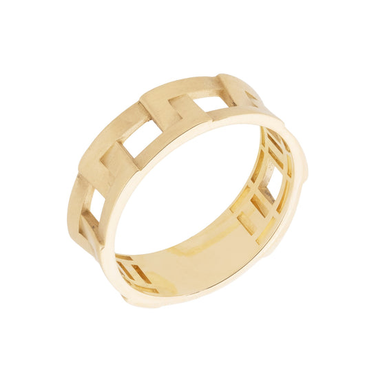 Anel design Vivara em ouro