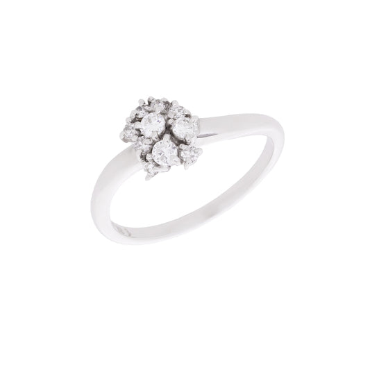 Anel design com 0,31 ct de diamantes em ouro