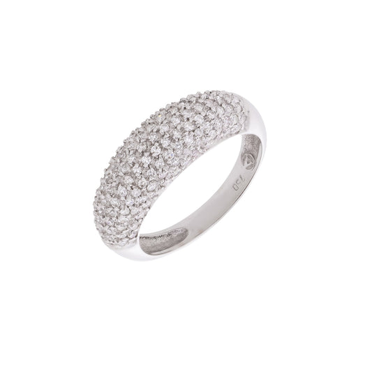 Anel pavê Vivara Lumiere com 0,57 ct de diamantes em ouro